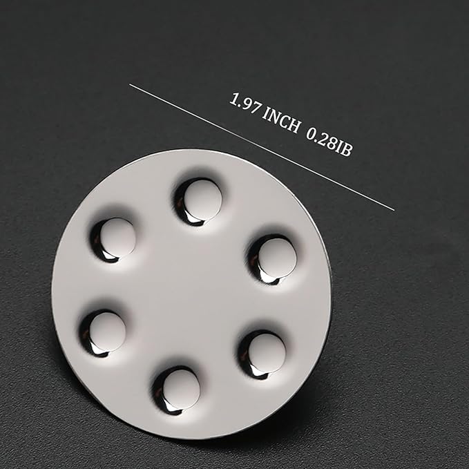 Metal Mixing Palette Makeup Spatula, Foundation Mixing Palette Hand, Make Up Tools Mini Mixing Tray with Finger Ring, Small Makeup Mixing Palette, Pack of 2-Velvo Beauty
