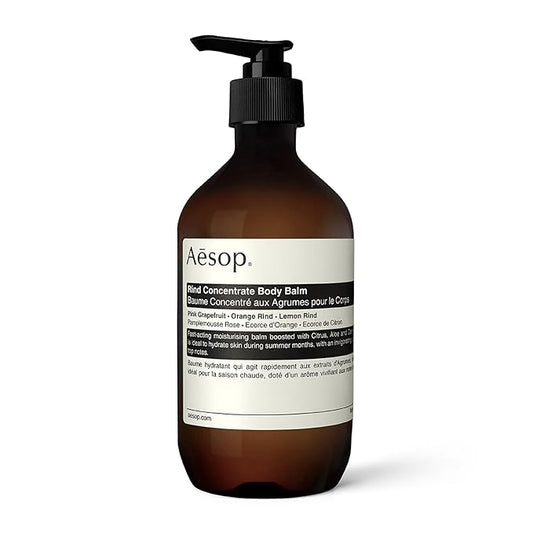 Aesop Rind Concentrate Body Balm | Soften & Smooth Skin | Uplifting Citrus Aroma, Nourishing Nut Oil Extracts | 16.9 oz / 500mL-Velvo Beauty