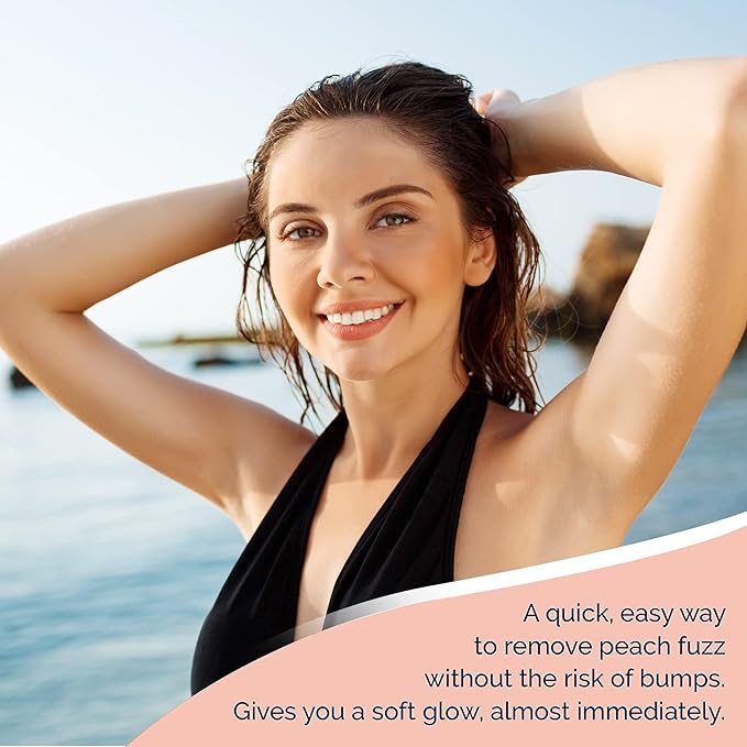 Facial Hair Removal for Women | Electric Razor Device Small Mustache Dermaplaning Remover Tools Tweezers Epilator Trimmer Face Dermaplane Shavers Beauty Gadgets Set Accessories by VISOFO (Citrine)-Velvo Beauty