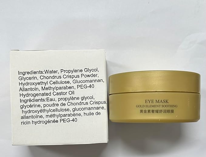 Under Eye Patches for Puffy Eyes & Dark Circles Treatments- 30 Pairs - Moisturizing Eye Mask for Reducing Fine Line,Hydrating Under Eye Pads,Improve Smooth Wrinkles and Under Eye Bags(Gold)-Velvo Beauty