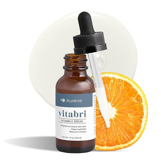 Vitabri Vitamin C Serum for Face – Brightening & Anti-Aging Formula with Vitamin C, Ferulic Acid & Botanicals – Hydrating Serum for Dark Spots, Tone & Fine Lines – 1 Fl Oz-Velvo Beauty