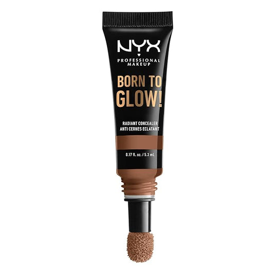 NYX PROFESSIONAL MAKEUP Born To Glow Radiant Concealer, Medium Coverage - Warm Caramel-Velvo Beauty