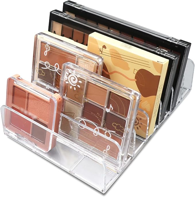 Makeup Organizer, Compact Makeup Palette Organize, for Bathroom Countertops, Vanities, Cabinets, Sleek Modern Cosmetics Storage Solution for - Eyeshadow Palettes, Contour Kits, Blush-Velvo Beauty