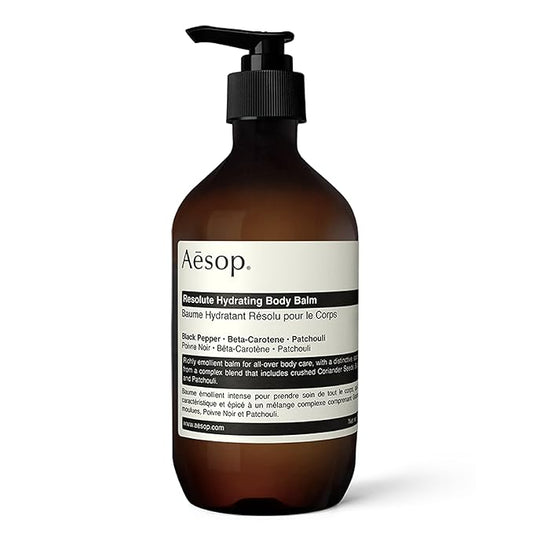 Aesop Resolute Hydrating Body Balm | Supple, Smooth Skin | Emollient Rich With Shea Butter, Wheat Germ Oil and Sweet Almond Oil | 16.9 oz / 500mL-Velvo Beauty