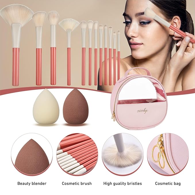 All In One Makeup Kit, Travel Makeup Kit, Makeup Gift Set, Makeup Kit for Women Full Kit, Makeup Bundle Includes Foundation Eyeshadow Palette Lipstick Eyeliner Mascara Contour Stick Cosmetic Brush Set-Velvo Beauty