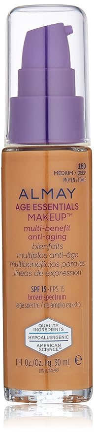 Almay Age Essentials Makeup, Medium Deep-Velvo Beauty