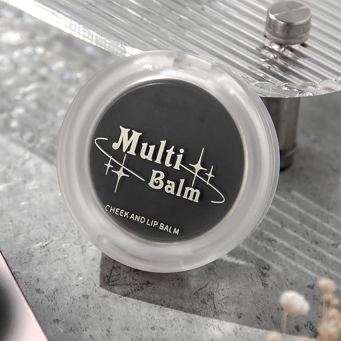 Black Cream Blush, Color Changing Blush For Cheeks & Lips Balm Tint Black Clear Color Change pH Magic Waterproof Gel Cheek Blendable Multi-Use Balm-Velvo Beauty