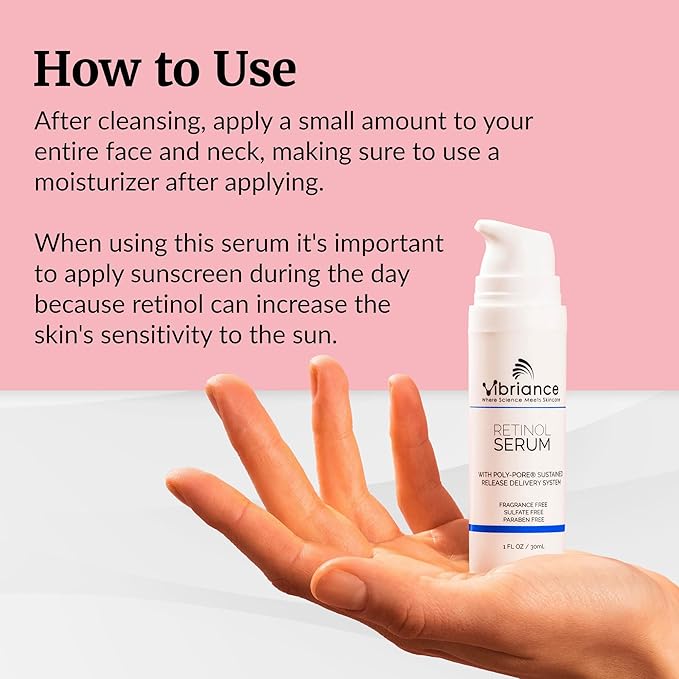Vibriance Retinol Serum for Face - Reduces Appearance of Deep Wrinkles and Large Pores, Enhances Tone, Improves Complexion - Sensitive, Mature Skin Night Cream - 1 fl oz-Velvo Beauty
