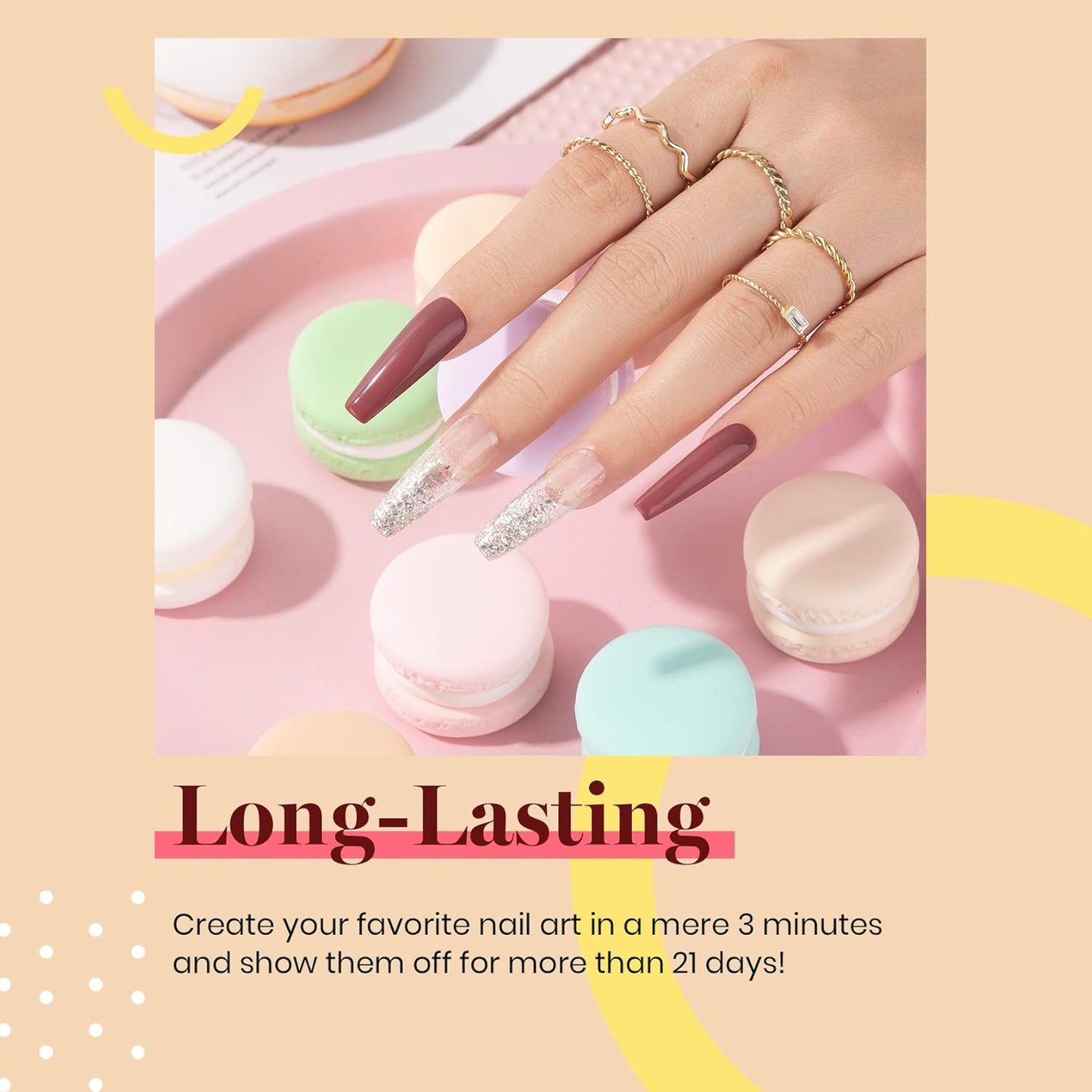 Beetles Mauve Gel Nail Polish – 15ml Dusty Rose Gel Polish Dried-Rose Dusty Pink Fall Soak Off UV LED Nail Lamp Nail Art Manicure Salon DIY Home for Women-Velvo Beauty