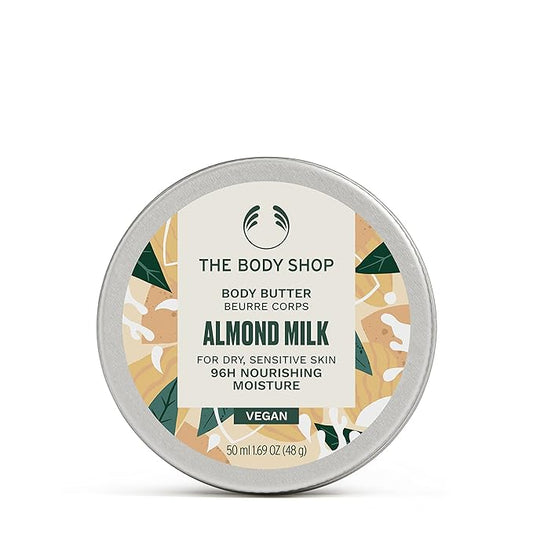The Body Shop Almond Milk Body Butter – Hydrating & Moisturizing Skincare for Dry and Sensitive Skin – Vegan – 1.7 oz-Velvo Beauty