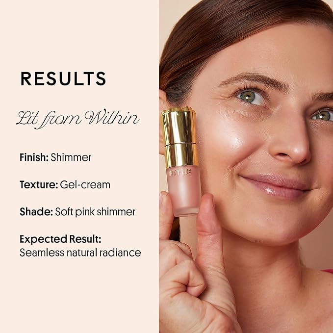 Winky Lux Cheeky Rose Liquid Highlighter, Gel Cream Blush Wand, Blendable & Buildable Pigment, Long Lasting Weightless, Angel-Velvo Beauty