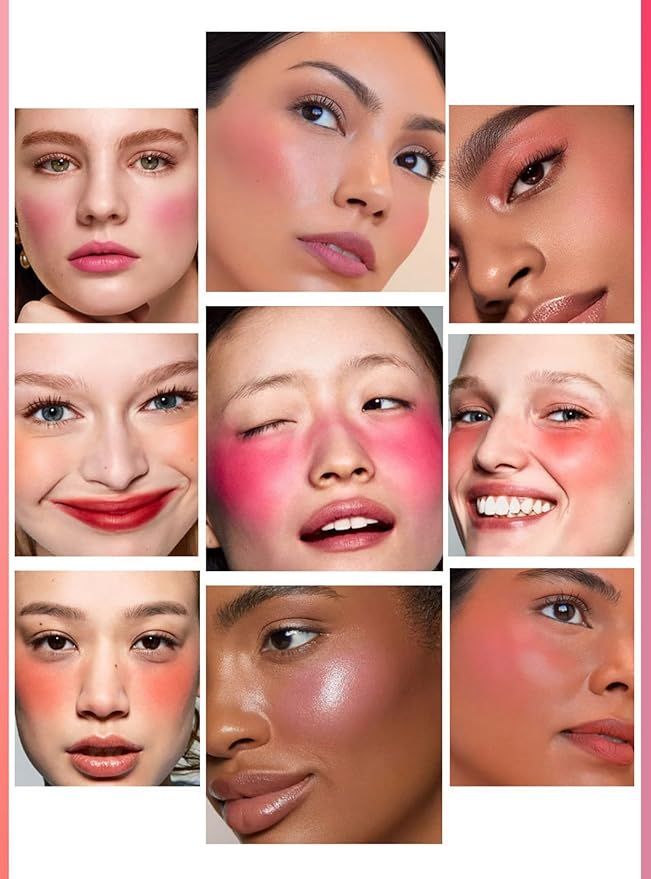 MAEPEOR Matte Face Blush 8 Colors Lightweight Natural Look Face Blush Long-Lasting and Highly Pigmented Powder Blush for Cheeks (Color 05)-Velvo Beauty