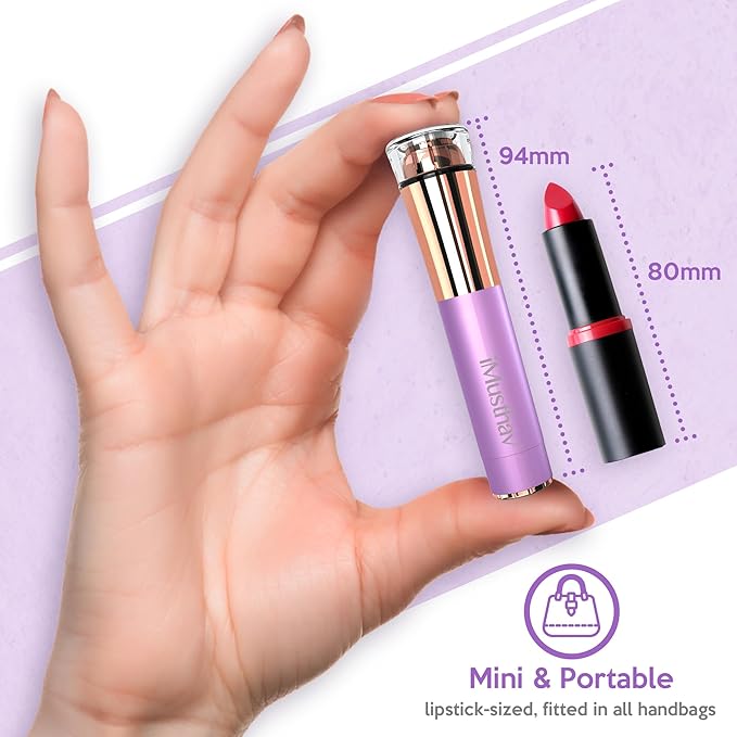 Portable Facial Hair Remover for Women – Painless, Fast & Precise Flawless Electric Razor & Epilator for Face, Lips, Chin Hair Removal – 18K Gold-Plated, 360° LED Light-Velvo Beauty