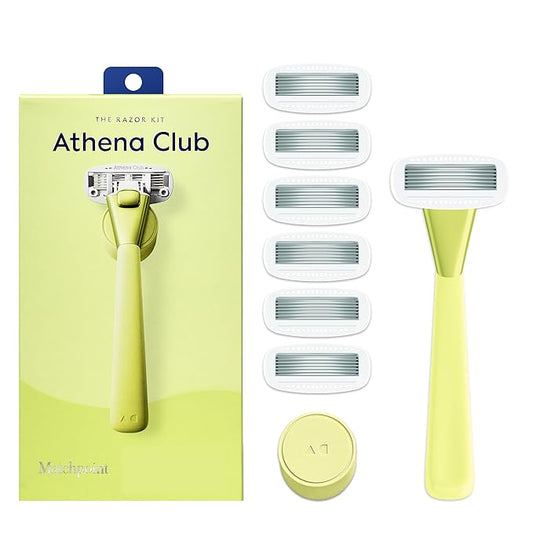 Women's Razor Shave Kit, 1 Matchpoint Razor Handle + 6 Blade Refills-Velvo Beauty