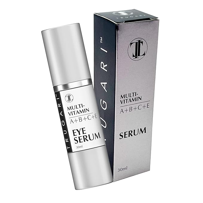 Eye Serum, Multi-Vitamin Skin Care Serum with Vitamins A, B, C and E, Rejuvenating Dark Spot Remover for Face and Under Eyes, Improves Age Spots, Fine Lines and Wrinkles, 30 ml-Velvo Beauty