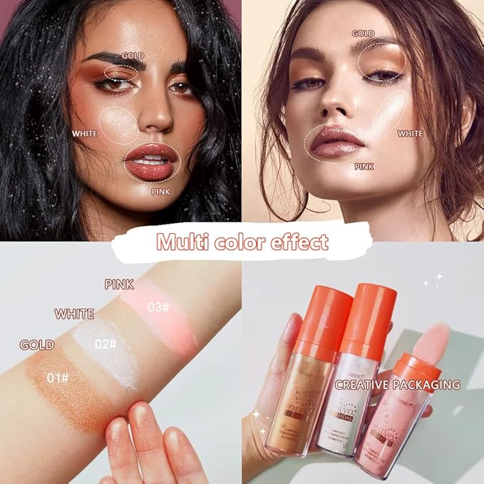 Highlight Polvo De Hadas, Fairy Highlighter Powder, Brightening Whole Body, Natural Three-Dimensional Face Contouring Clavicle Pat Powder, Highlighter Makeup-Velvo Beauty