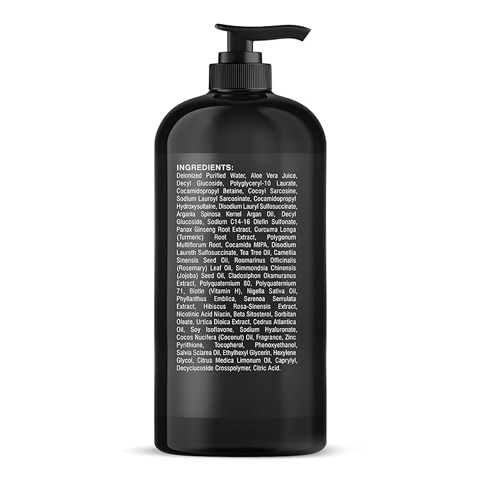 Botanic Hearth Biotin Shampoo | Infused With Korean Ginseng & Turmeric For Stronger, Thicker | Looking Hair | Sulfate & Paraben Free | 16 Fl. Oz-Velvo Beauty