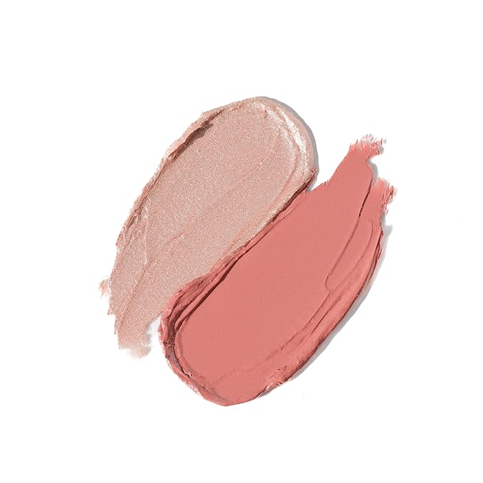 Wander Beauty On-the-Glow Blush and Illuminator - Dusk/Nude Glow - 7-in-1 Hydrating Cream Blush & Highlighting Stick - Stick Blush for Cheeks, Lip, Face & Body - Highlighter Makeup & Blush - 0.4 oz-Velvo Beauty