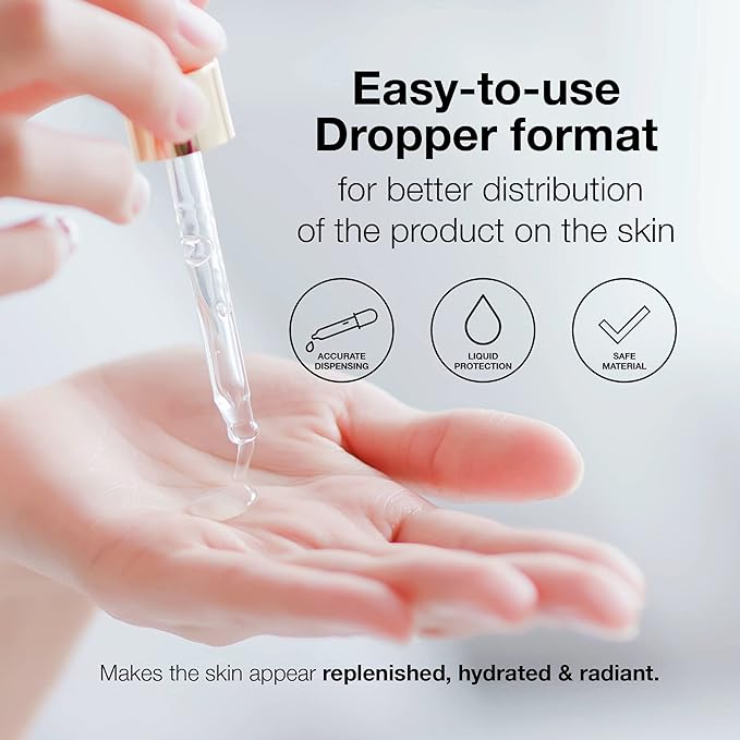 LULLAGE Splendor Radiance Hyaluronic Acid & Vitamin C Serum for Face, Revitalizing Vitamin C Face Serum with Niacinamide to Replenish & Firm the Skin, 1 Fl Oz Dropper Bottle-Velvo Beauty