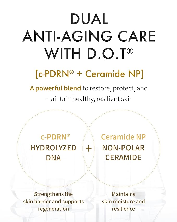 REJURAN® Dual Effect Ampoule, DOT DUAL c-PDRN® - Salmon DNA Face Serum for Deep Rejuvenation, Wrinkle Care, Firming, Skin Elasticity with Visible Anti-Aging Results. Korean Skincare (1.01 fl oz)-Velvo Beauty