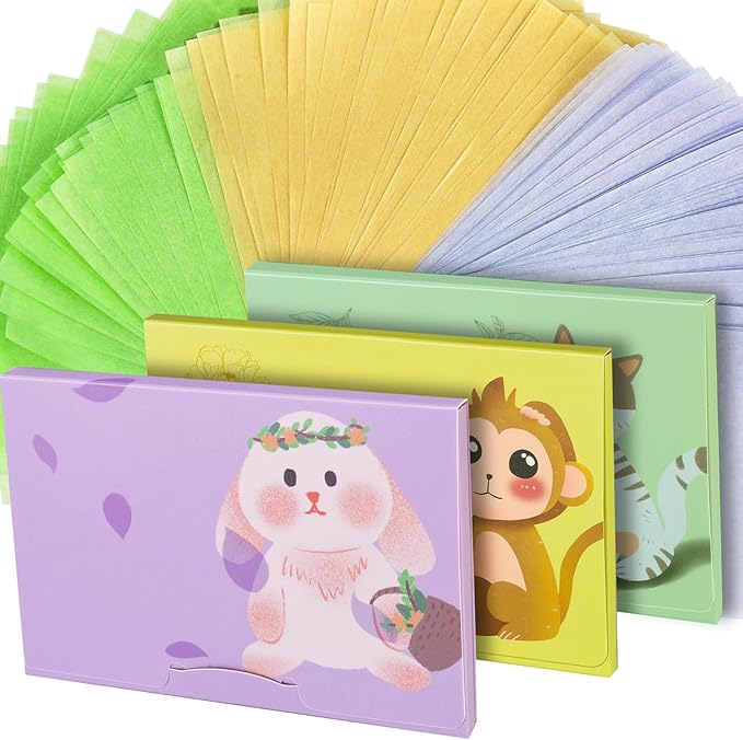 300 Sheets Blotting Paper, HNYYZL Oil Absorbing Sheets for Oily Skin, Oil Control for Face, Makeup Blotting Paper, Natural Oil Absorbing Facial Blotting Sheets for Oily Skin Care (Pack of 3)-Velvo Beauty