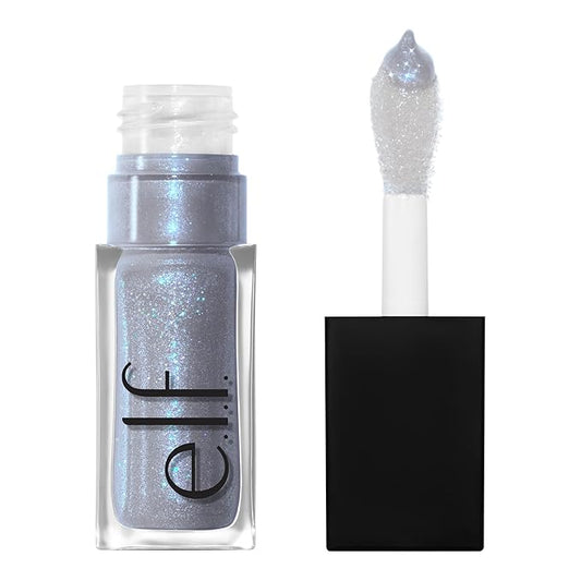e.l.f. Glow Reviver Lip Oil, Nourishing and Hydrating with High-Shine Glimmer Finish & Sheer Wash Of Color, Minty Scent, Non-Sticky, Vegan & Cruelty-free, Opal-ogy Tour-Velvo Beauty
