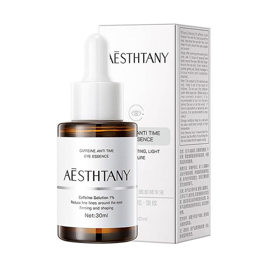 Caffeine Niacinamide Organic Carnosine Serum 1 Fl Oz / 30ml Reduce fne lines around the eyesFirming and shaping Anti-Aging,Moisturizing, Anti-Wrinkle Eye Serum - Skin Repair (Caffeine)-Velvo Beauty