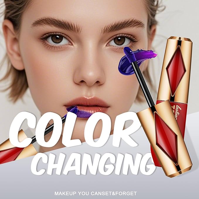 Peel Off Lip Stain -Lip Stain Peel Off Masque - Long Lasting, Waterproof and Transfer Proof Nude Lip Tint, Matte Finish Peel Off Makeup-Velvo Beauty