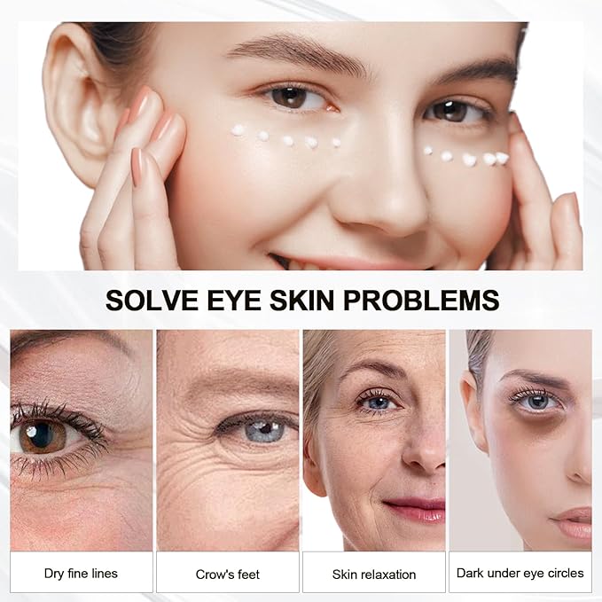 Instant Firm Eye Cream, Temporary Eye Tightener,Instant Firm Eye Tightening Cream for Firm Under Eye Firming, Reduce Fine Lines,2pcs-Velvo Beauty