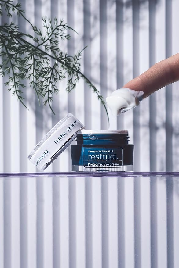 ILONA Restruct Proteomic Under Eye Cream | Proteoglycan Eye Cream Reestablishes Firmness and Smoothness | 0.5 oz-Velvo Beauty