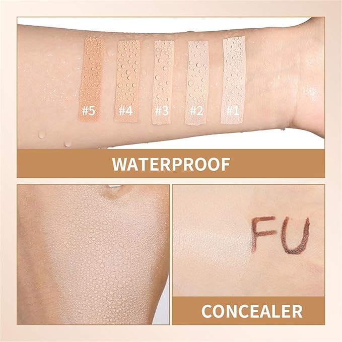 Beauty Balm Serum Boosted Skin Tint, Dual-Ended Eraser Foundation Stick with Brush, Full Coverage Cream Korean Makeup, Long-Lasting Stick for Smooth, Flawless Finish (#3 Warm Beige)-Velvo Beauty