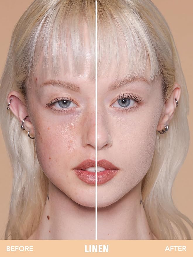 SHEGLAM SKin-Focus Full Coverage Powder Foundation Oil-Control Lightweight Face Pressed Powder Makeup-Linen-Velvo Beauty