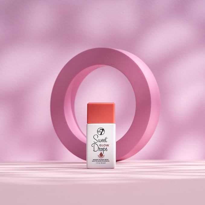 W7 Sweet Glow Drops - Liquid Blusher Drops For Brightened Skin & A Radiant Finish-Velvo Beauty