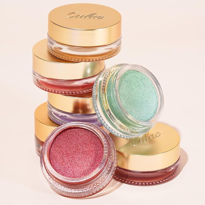 Oulac Cream Eyeshadow-Sombra de Ojos Highly Pigmented Natural Eyeshadow Waterproof&Long Lasting with Moisturizing Formula, Shimmer Glitter Eye Makeup Large Capacity. 6g.(21)-Velvo Beauty