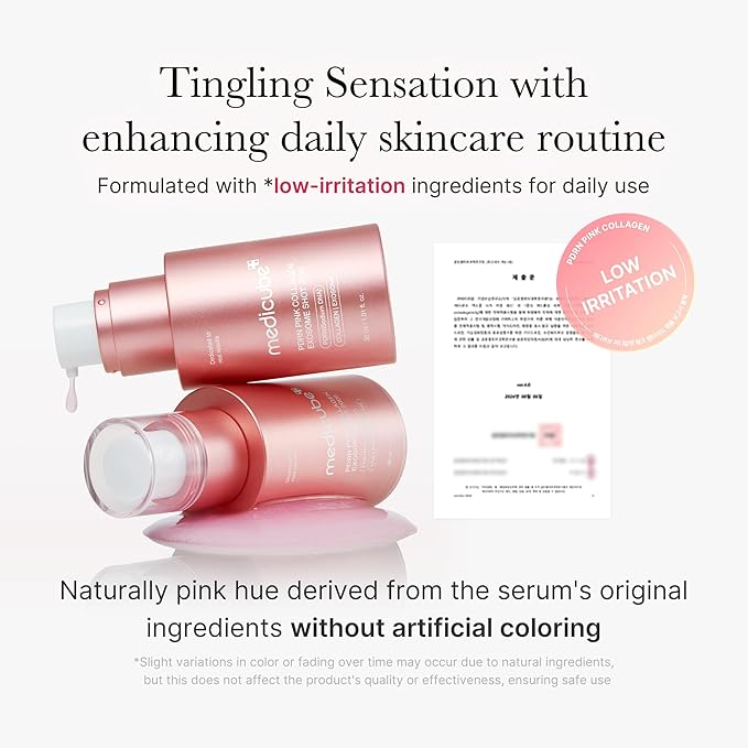 medicube PDRN Pink Collagen Exosome Shot Serum 2,000 PPM | Liquid Skin Booster | Exosome, Salmon DNA PDRN, Spicules | Uneven Skin Tone, Pore Care, Skin Texture | Korean Skin Care 1.01 fl.oz-Velvo Beauty