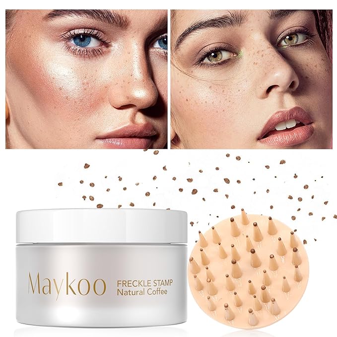 Freckle Pen Natural Like, Freckle Stamp Freckles Makeup, Fake Freckles Stamp Air Cushion, Magic Freckle, Natural Coffee, 15 g-Velvo Beauty