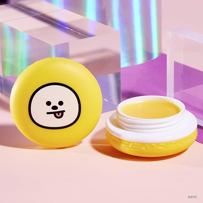 The Crème Shop BT21 CHIMMY Macaron Lip Balm - Lemon Drop-Velvo Beauty