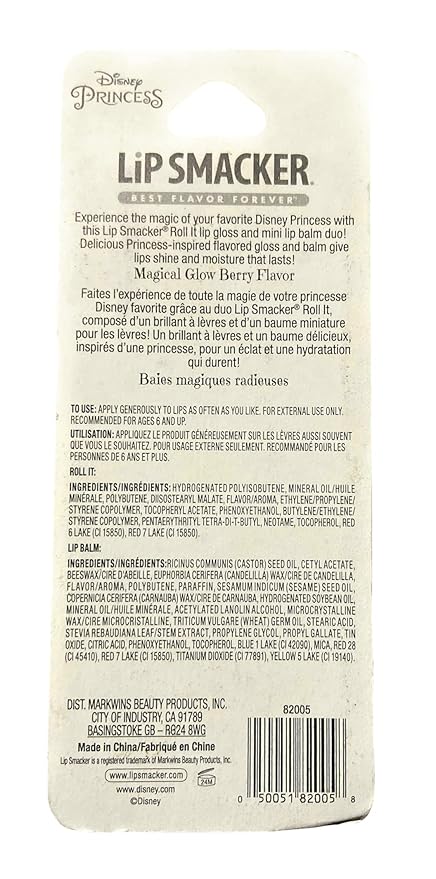 Lip Smacker Disney Tangled Princess Rapunzel Roll On Lip Balm-Velvo Beauty