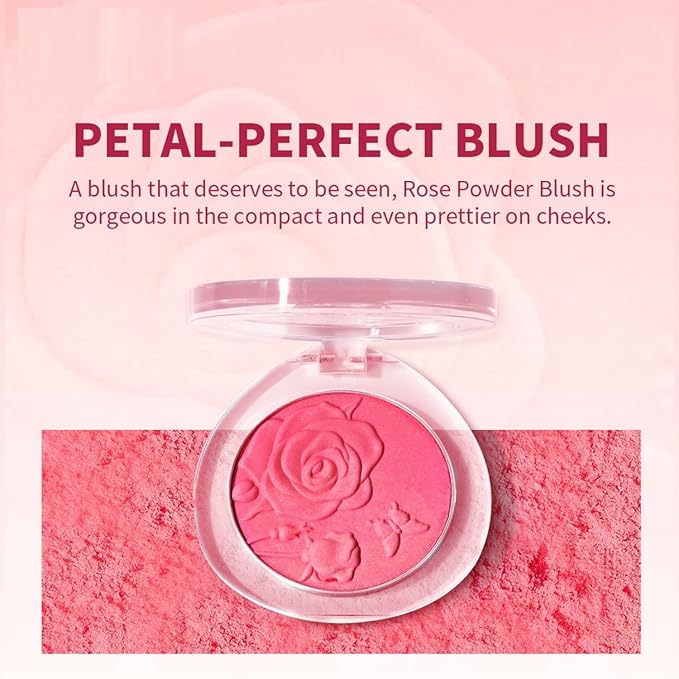 MAEPEOR Matte Face Blush 8 Colors Lightweight Natural Look Face Blush Long-Lasting and Highly Pigmented Powder Blush for Cheeks (Color 05)-Velvo Beauty