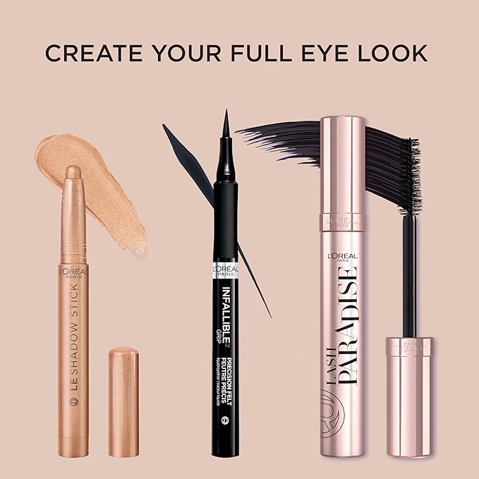 L'Oreal Paris Makeup Le Shadow Stick Eyeshadow, Blendable, Smudge-Resistant, Cream Eyeshadow, Ice Sparkle, 0.05 Oz-Velvo Beauty