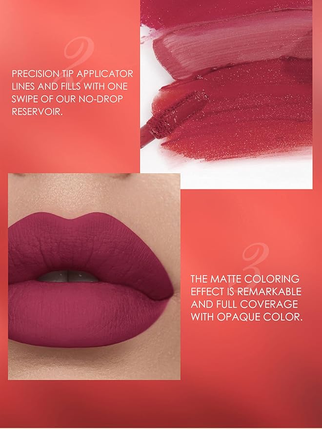 BestLand 12Pcs Matte Liquid Lipstick + Lip Liner Pens Set, One Step Lips Makeup Kits Pigment Velvety Nude Lip Stain Waterproof Long Wear Lip Gloss Make up Gift Set (Set A)-Velvo Beauty