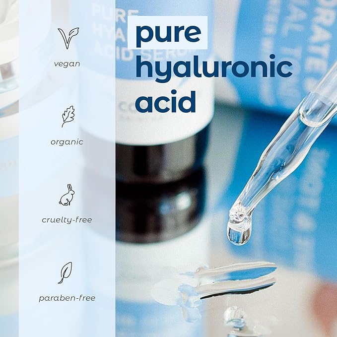 Cosmedica Hyaluronic Acid Serum for Skin – 4 Fl. Oz Hydrating Facial Moisturizer with Anti-Aging Skin Care Properties. Beauty and Skin Care-Velvo Beauty