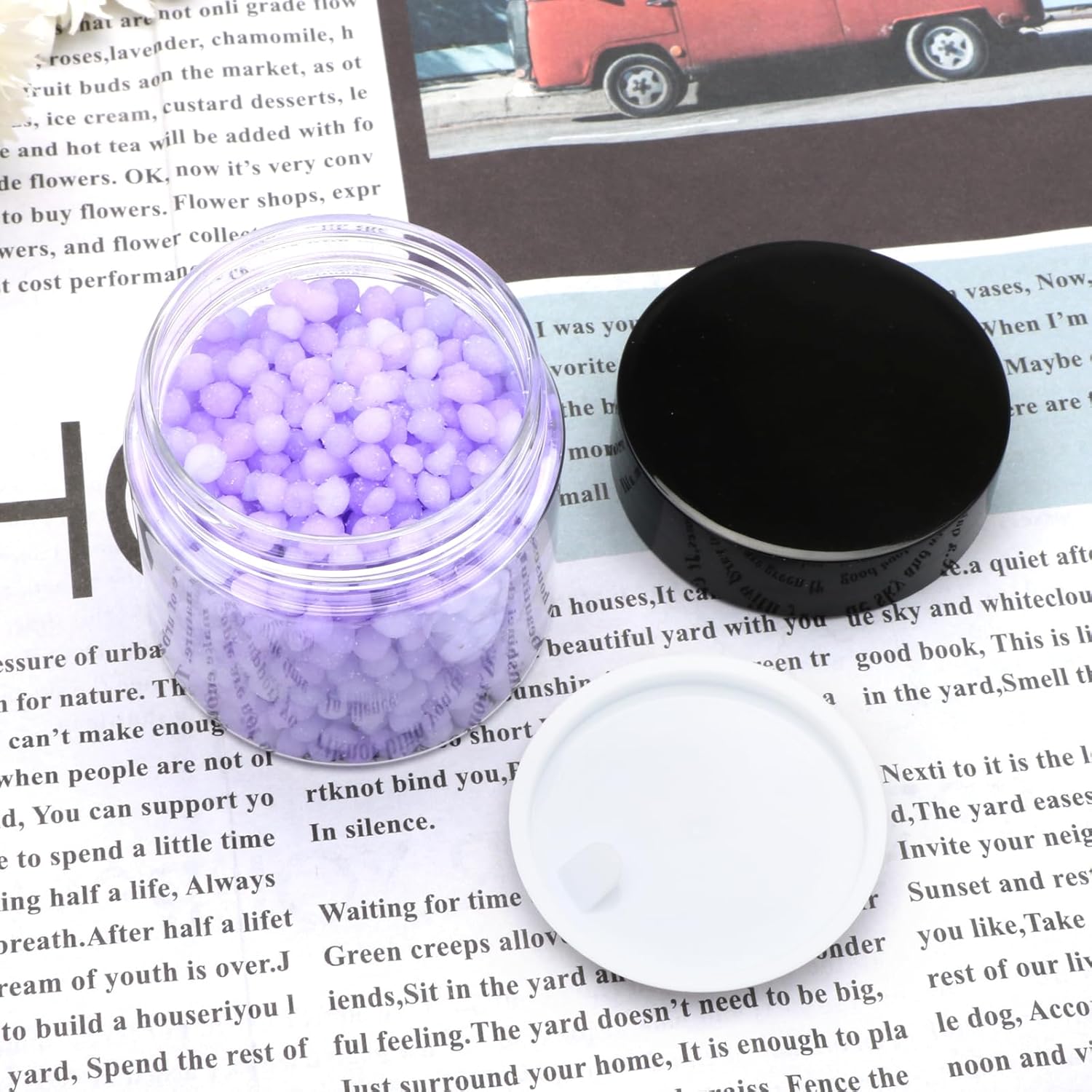 20 Pack 2oz Plastic Containers with Lids, Jars with Lids, Great for storing,lip balms, creams, ointments, cosmetics, samples-Velvo Beauty