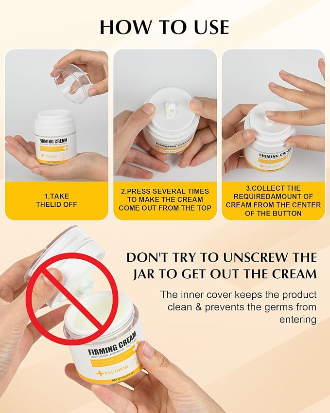 Neck Firming Cream with 3% Retinol - Hyaluronic Acid, Anti-Wrinkle Treatment, Skin Tightening Cream for Face, Neck, Chest & Décolleté-Velvo Beauty