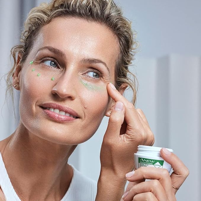 Anew Brightening Dual Eye Cream 2x10ml, Award-Winning Protinol, For Women, Pack Of 1-Velvo Beauty