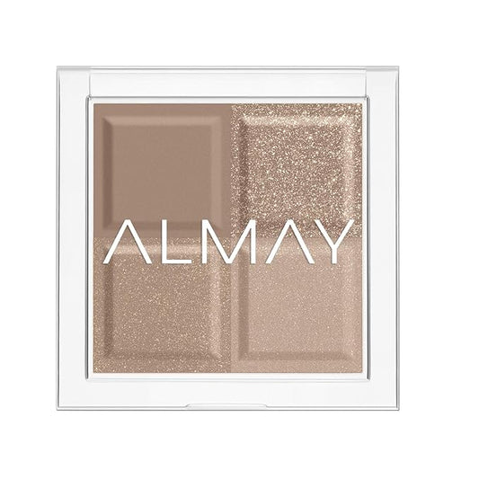 Almay Eyeshadow Palette, Longlasting Eye Makeup, Single Shade Eye Color in Matte, Metallic, Satin and Glitter Finish, Hypoallergenic, 130 The World Is My Oyster, 0.1 Oz-Velvo Beauty