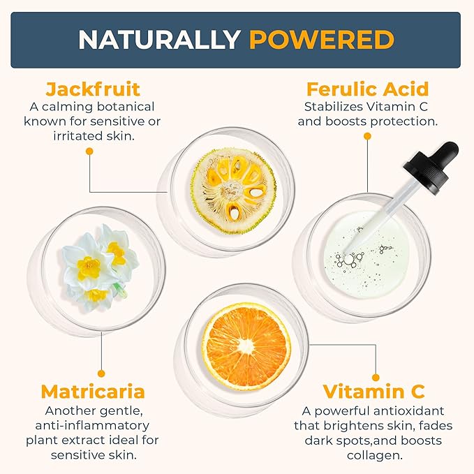 Vitabri Vitamin C Serum for Face – Brightening & Anti-Aging Formula with Vitamin C, Ferulic Acid & Botanicals – Hydrating Serum for Dark Spots, Tone & Fine Lines – 1 Fl Oz-Velvo Beauty