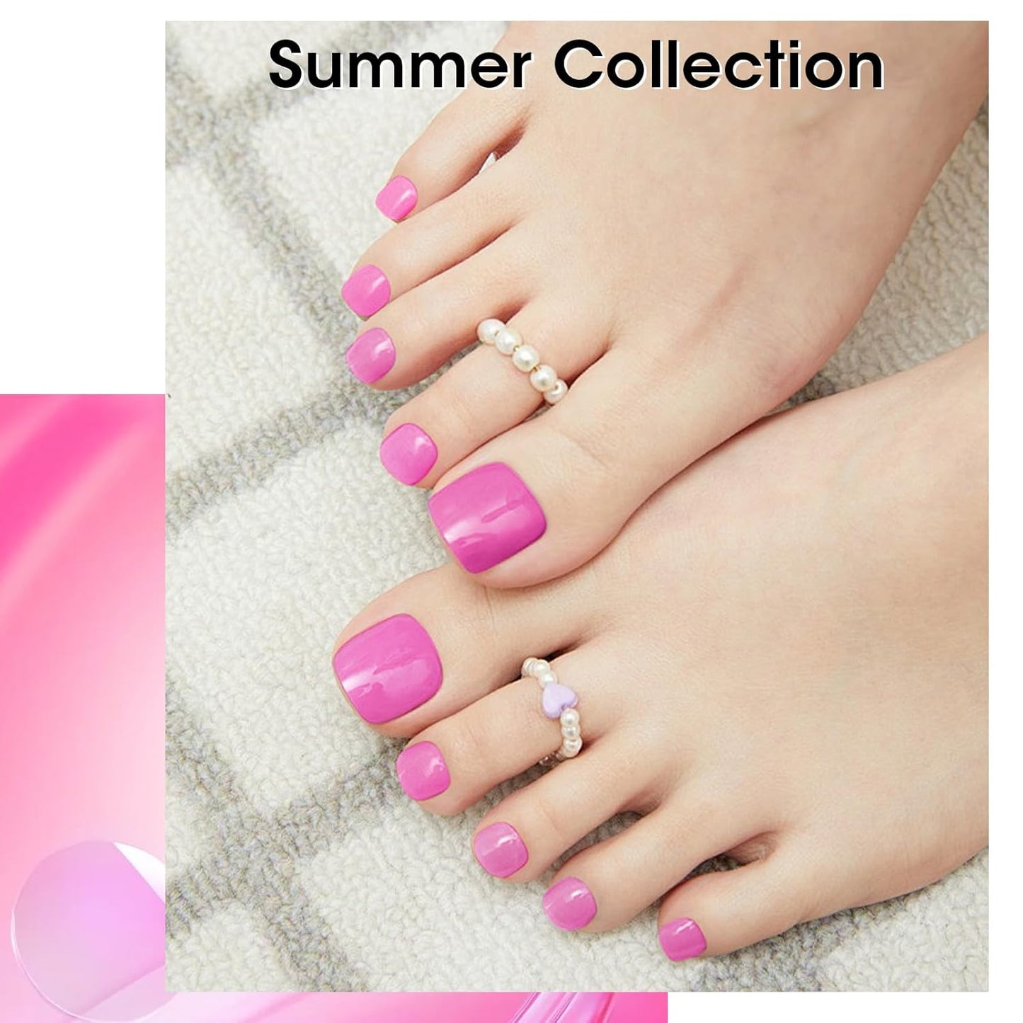 GELLEN Hot Pink Nail Polish, Pinkish Purple Natural Traditional Regular Nail Polish Quick Air Dry 6-Set For Acrylic Natural Nails Toes Home Salon, Non UV Gel, Chip Resistant, Hema Free, Toxin Free-Velvo Beauty