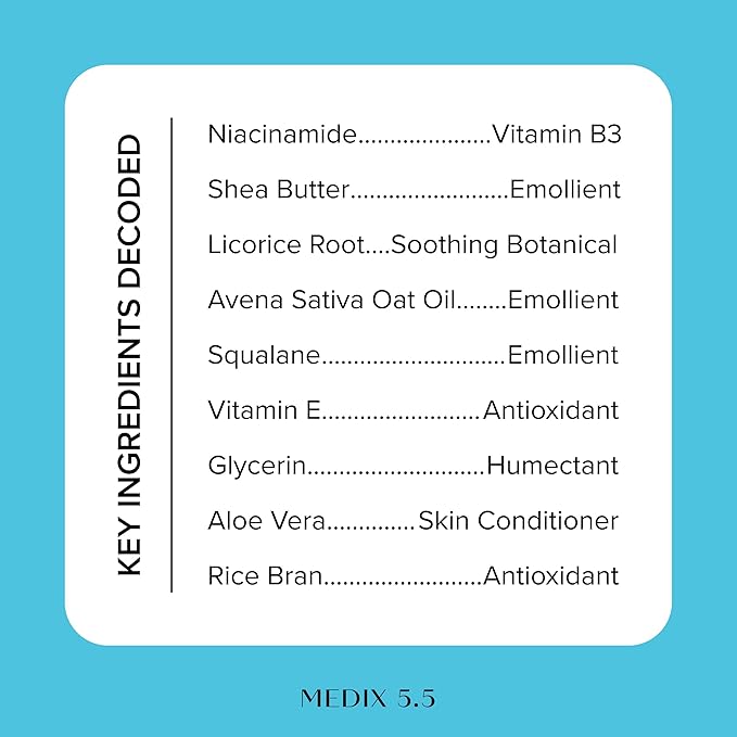 MEDIX Fragrance Free Niacinamide Face Moisturizer + Shea Butter Cream For Face & Body Lotion | Anti Aging Skin Care Firming Cream For Wrinkles, Dark Spots, Large Pores, 15 Fl Oz-Velvo Beauty