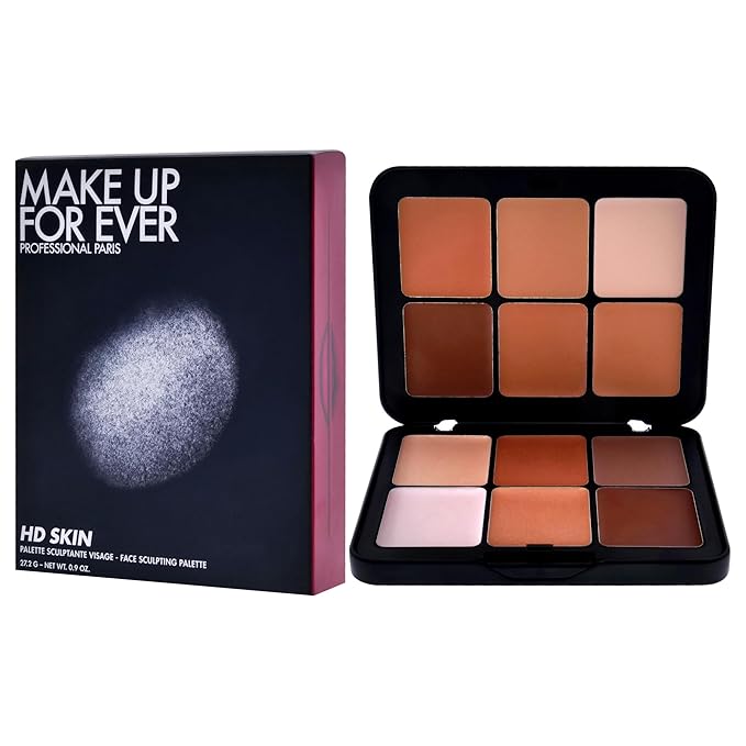 HD Skin All In One Palette - Sculpting by Make Up For Ever for Women - 0.9 oz Palette-Velvo Beauty